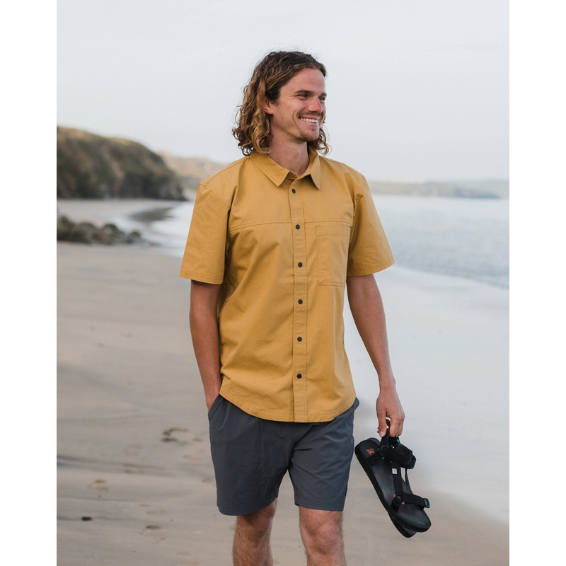 Way Ripstop Short Sleeve Shirt – Mustard Gold