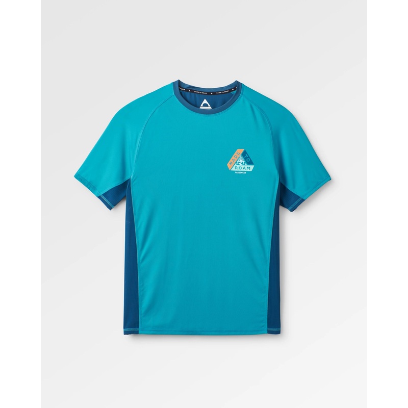 Cool Down Active T-shirt – Blue Pool