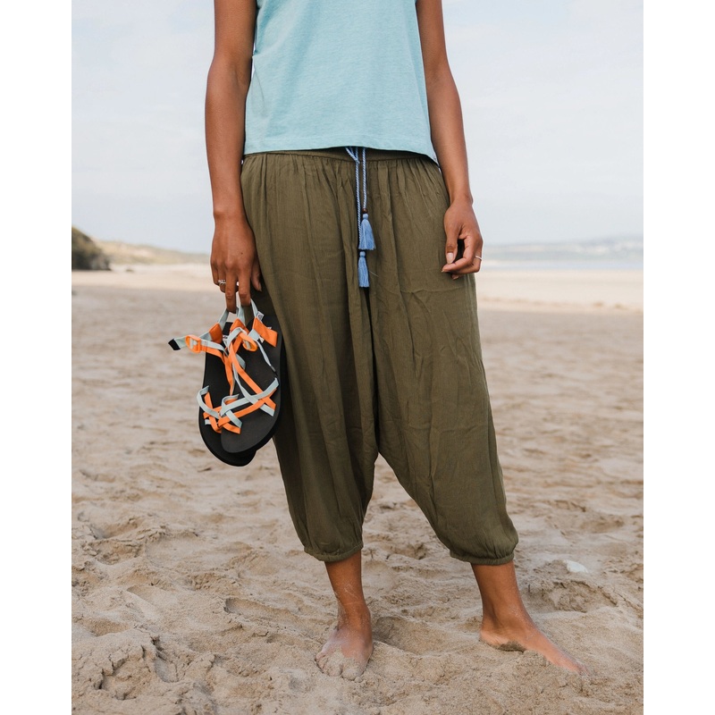 Daylily Loose Trouser – Khaki|XS|S|M|L|XL