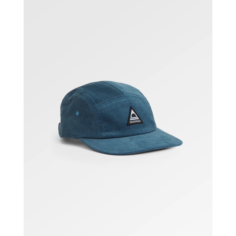 Fixie Recycled Cord 5 Panel Cap – Storm Grey