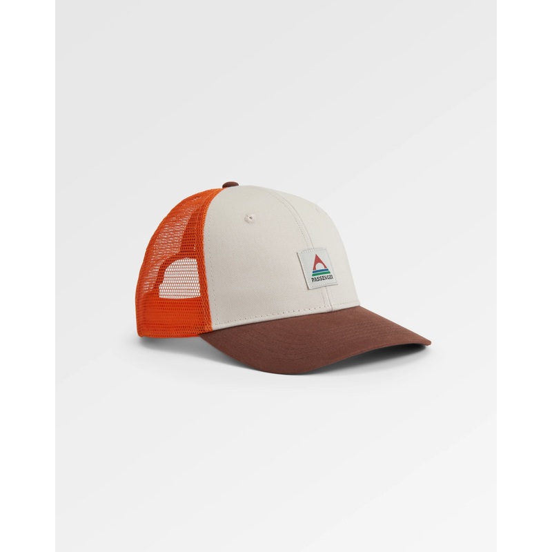 Heritage Mesh Snapback Cap – Cappuccino