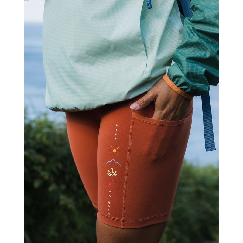 Mantra Recycled Active Short – Baked Clay