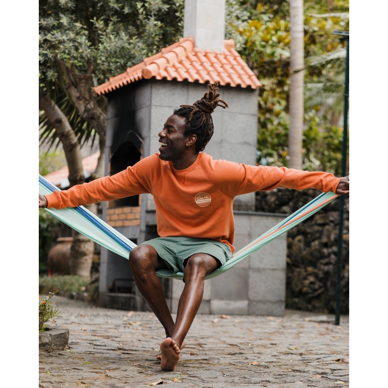 Odyssey Organic Cotton Sweatshirt – Burnt Orange