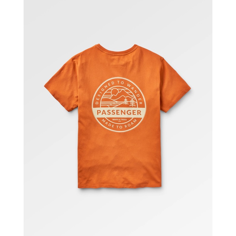 Odyssey Organic Cotton T-Shirt – Burnt Orange