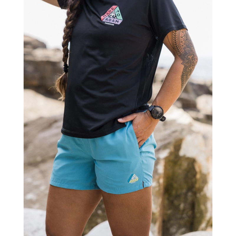 Roundtrip Recycled All Purpose Trail Short – Blue Pool