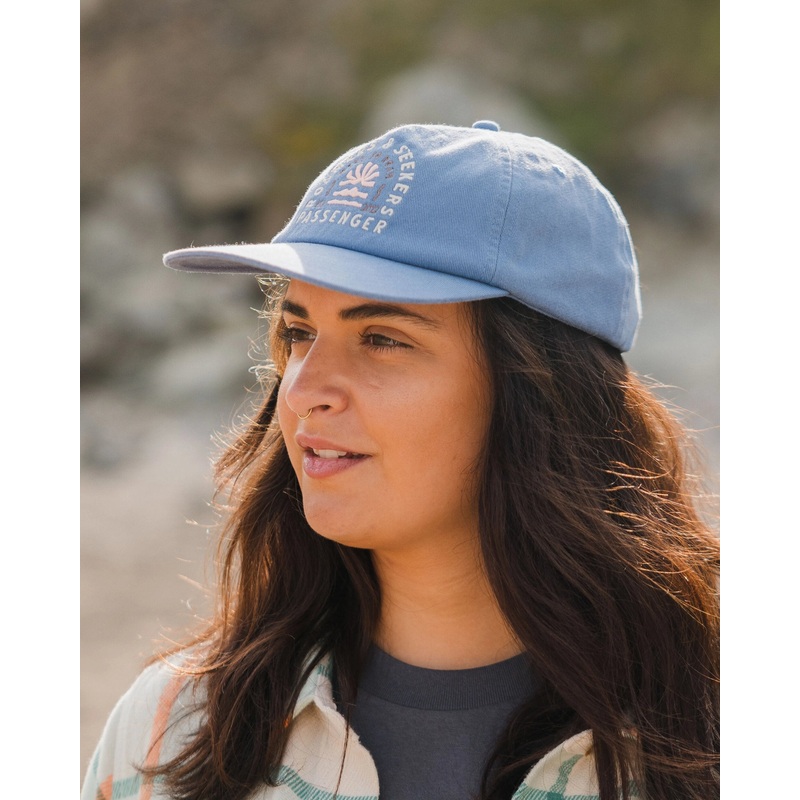 Seekers Recycled Cotton Low Profile Cap – Moonlight Blue