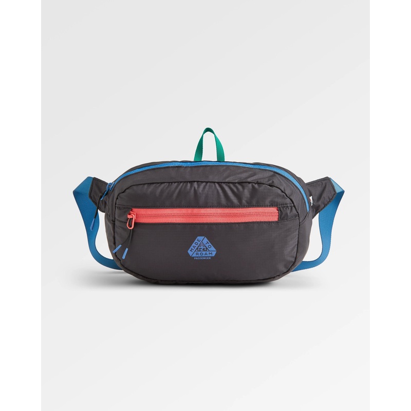 Trail Light Recycled Packable Hip Pack – Black