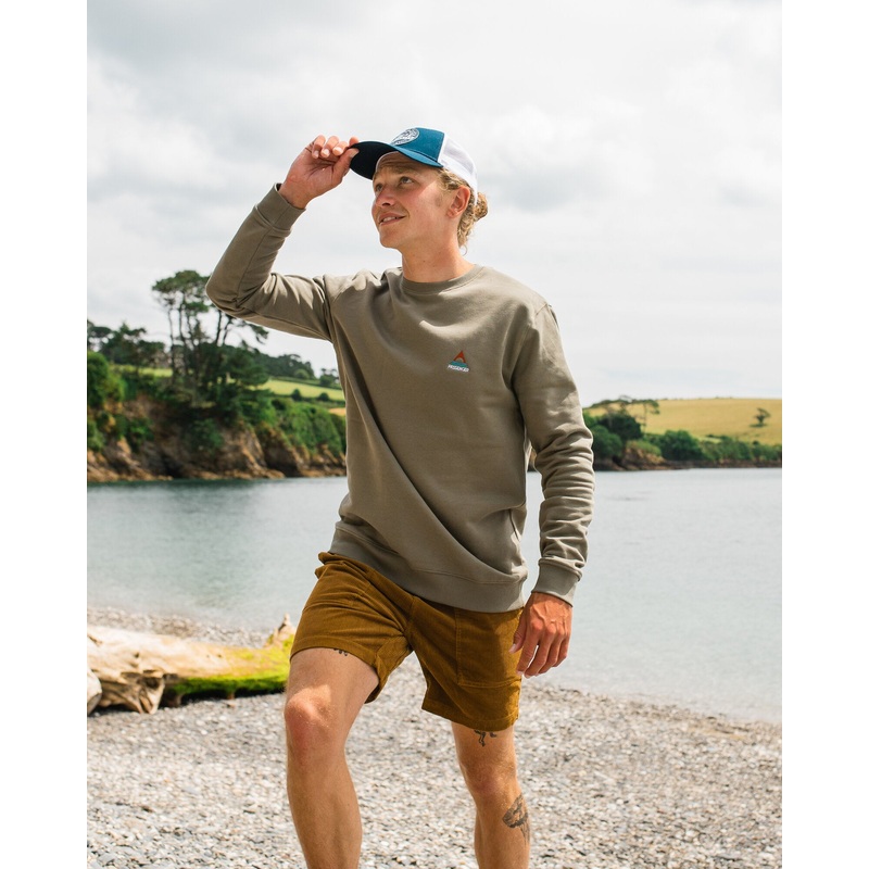 Vita Organic Cotton Sweatshirt – Dusty Olive