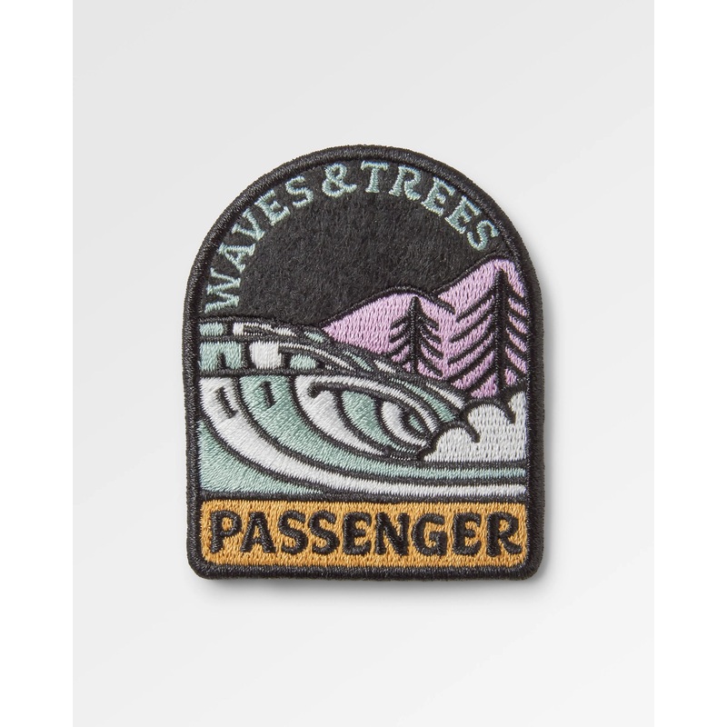 Waves & Trees Patch – Arctic|One Size