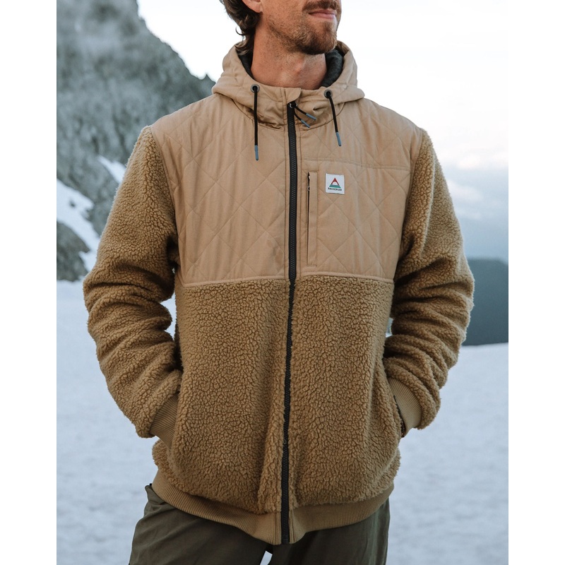 Adventure Recycled Deep-Pile Sherpa Fleece – Biscuit