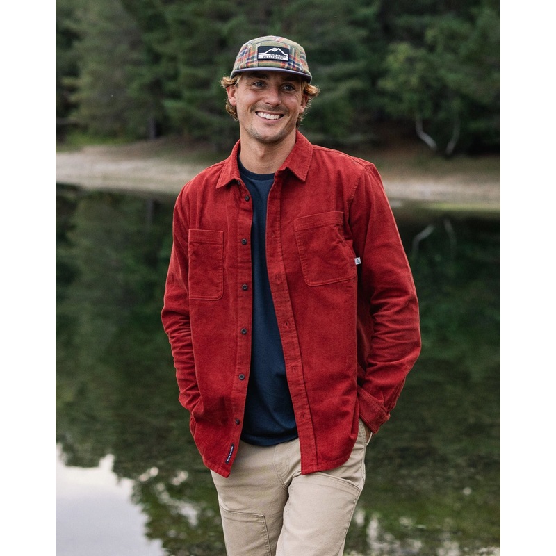 Backcountry Cord Shirt – Red Ochre