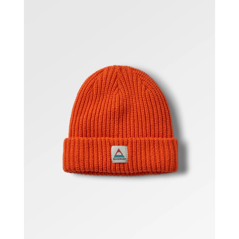 Beechwood Fleece Lined Recycled Beanie – Burnt Orange