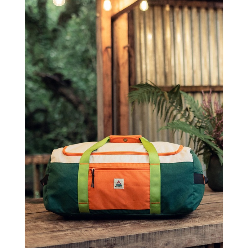 Boondocker Recycled 30L Duffel – Rain Forest Orange Multi