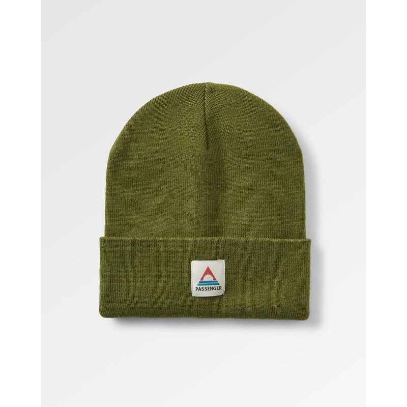 Core Recycled High-Top Beanie – Khaki