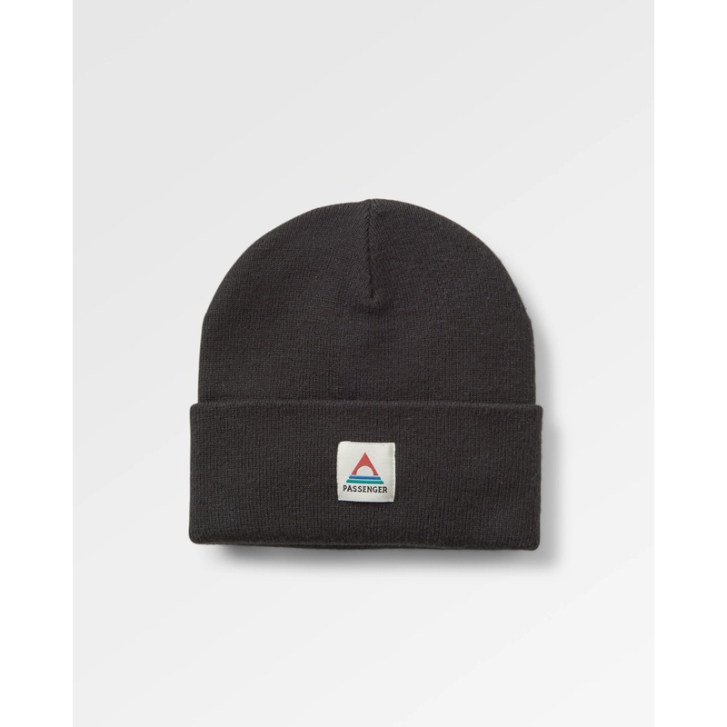 Core Recycled Low-Top Beanie – Black
