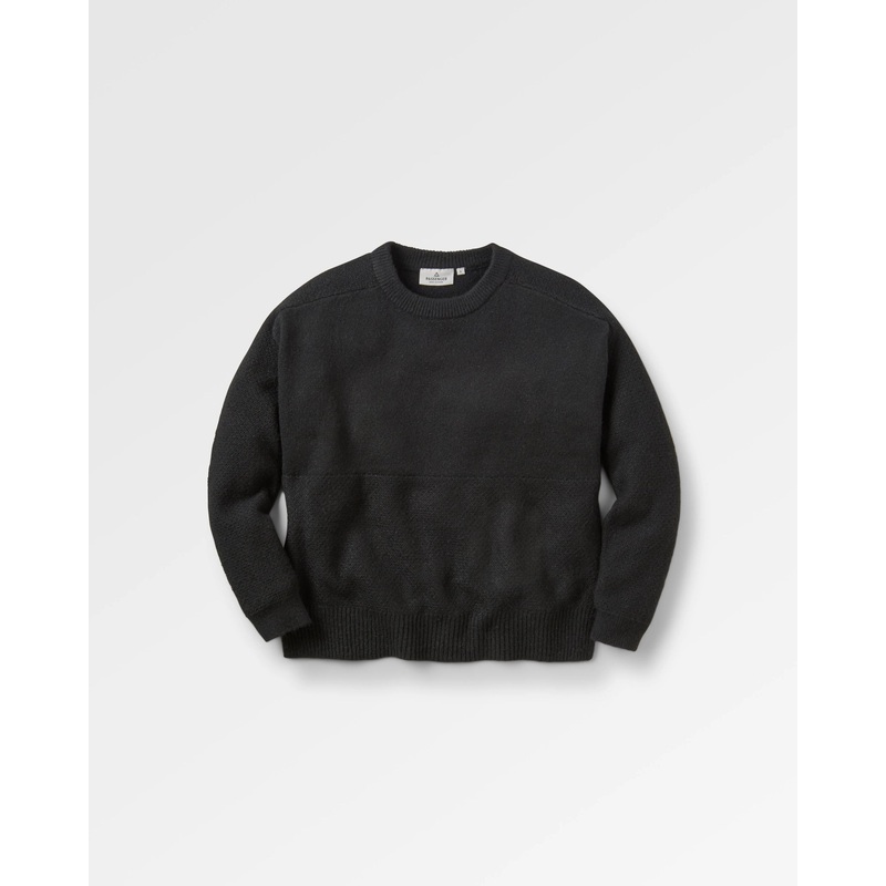 Cove Recycled Knitted Jumper – Black