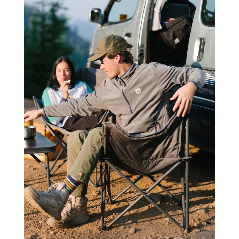 Switchback Micro Polartec Fleece – Grey Marl 2