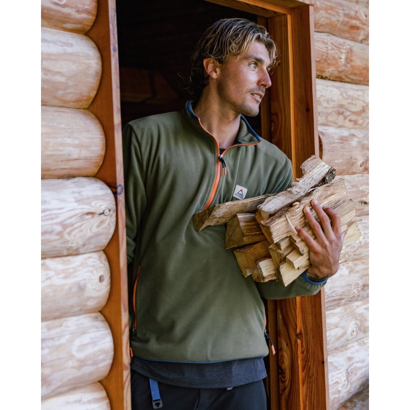 Switchback Recycled Micro Polartec Fleece – Khaki