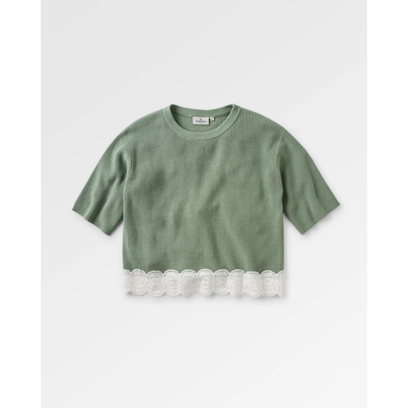 Vintage Organic Knitted Jumper – Pistachio