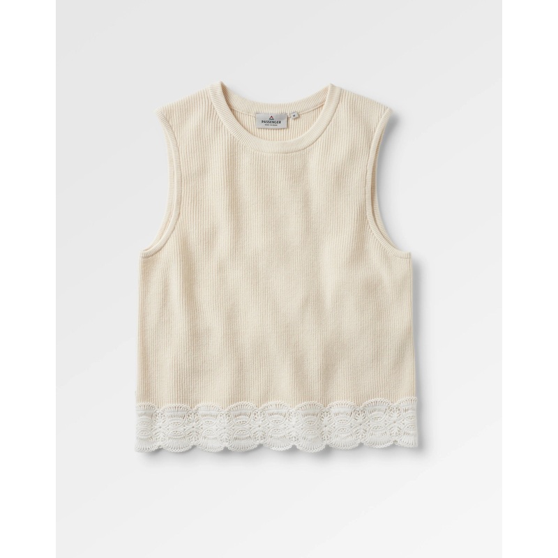 Vintage Organic Knitted Vest – Birch
