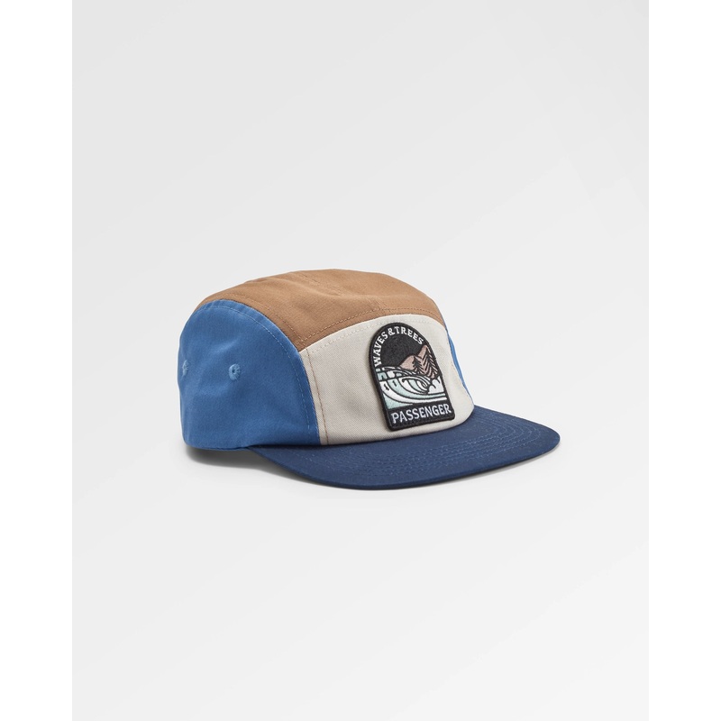 Waves & Trees Recycled 5 Panel Cap – Moonlight Blue