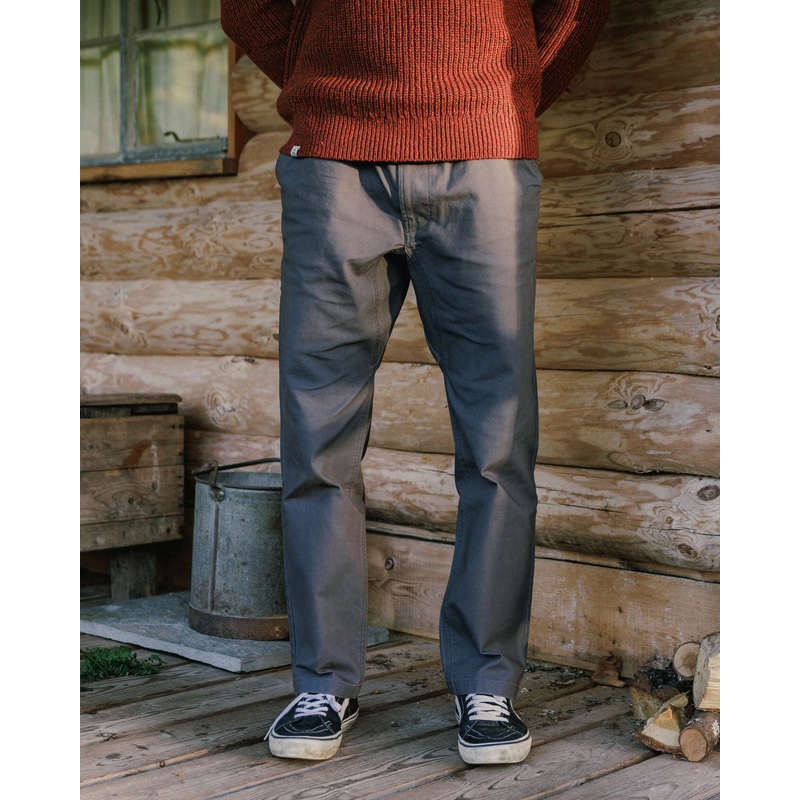 Adventurer Organic Canvas Trouser – Charcoal