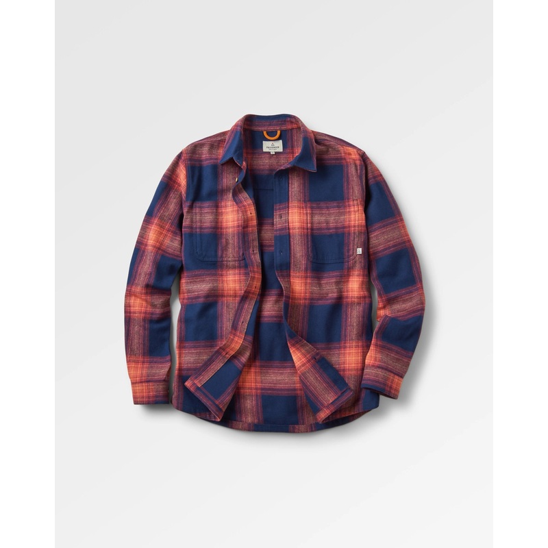 Backcountry Check Shirt – Rich Navy/ Red Ochre Check