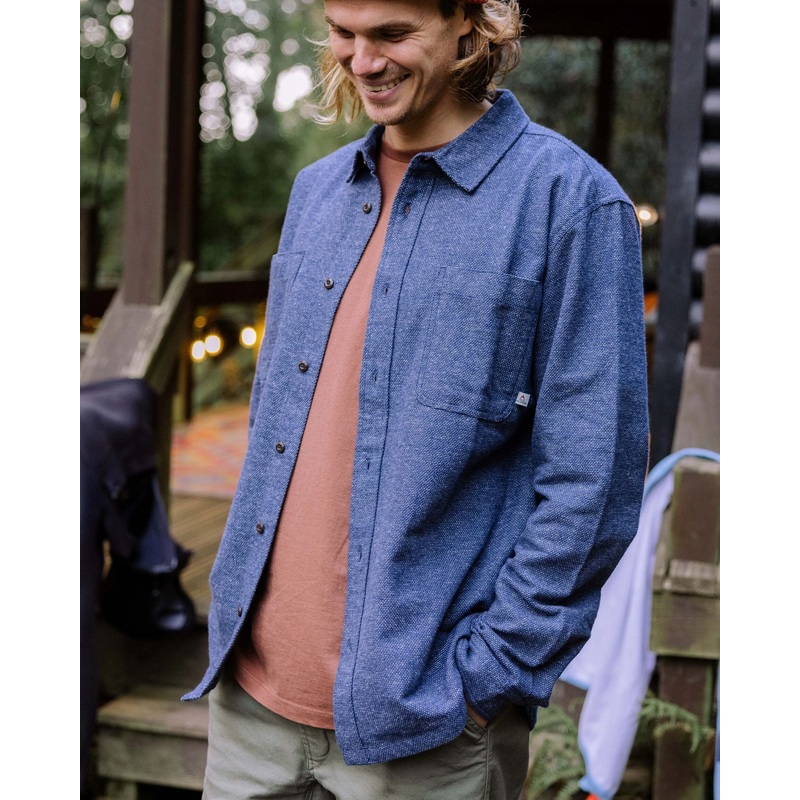 Backcountry Flannel Shirt – Rich Navy/Birch