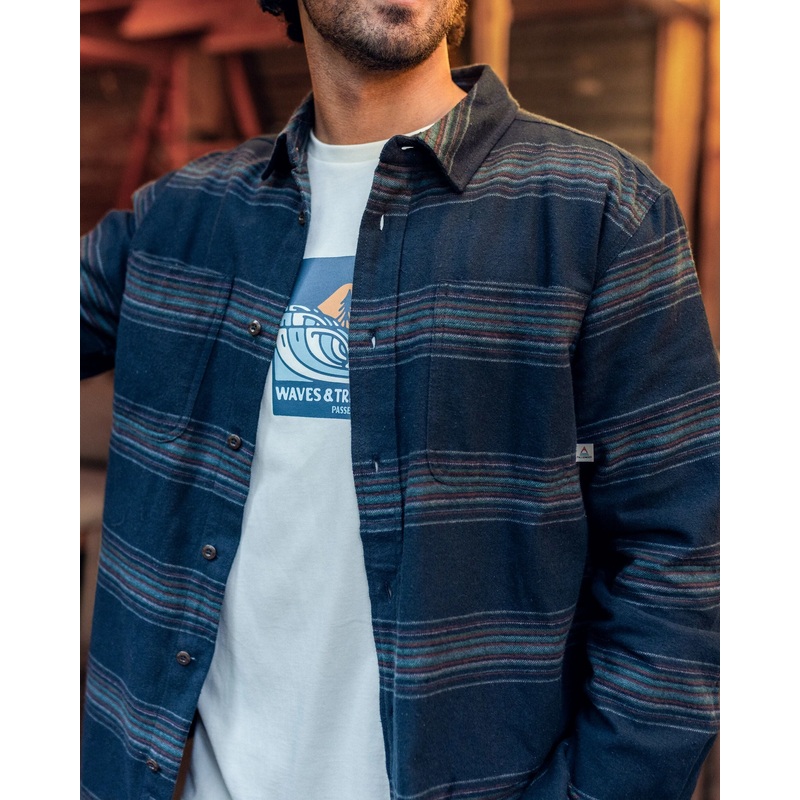 Backcountry Stripe Shirt – Black Stripe