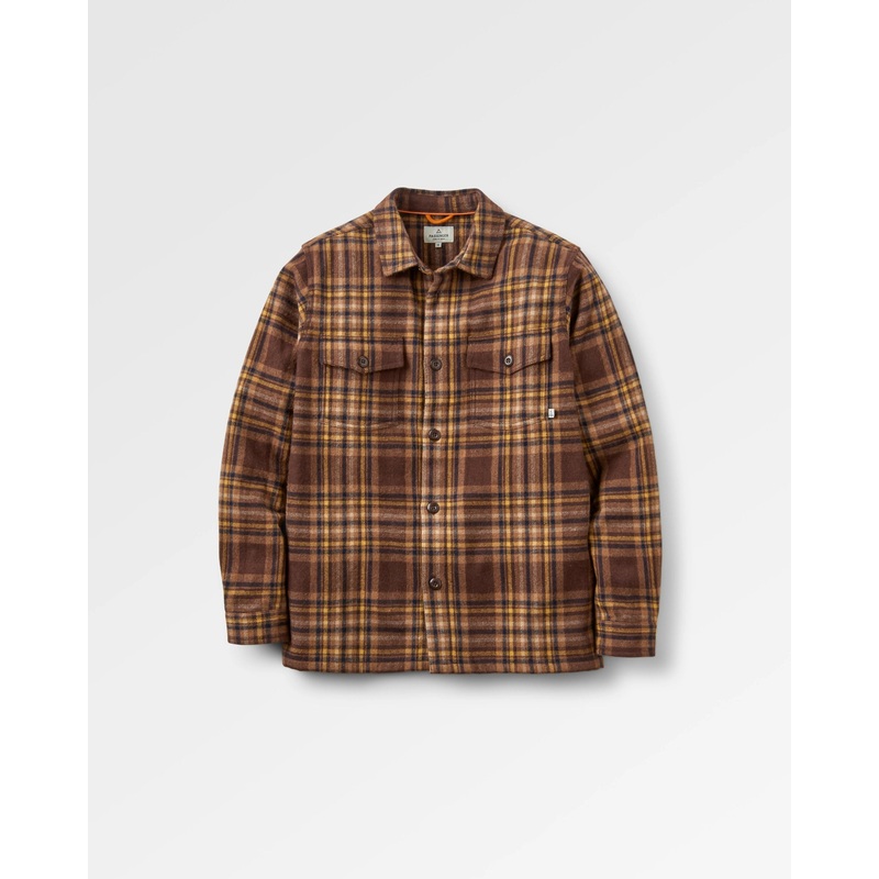 Barren Overshirt – Brown/Mustard Check