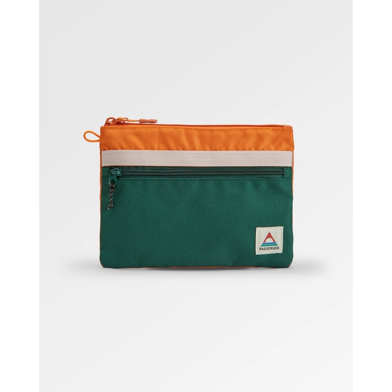 Essentials Recycled Pouch – Rain Forest Orange Multi