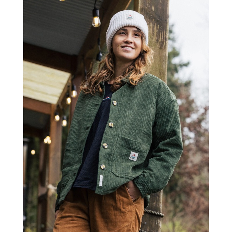 Flint Corduroy Overshirt – Fir Tree