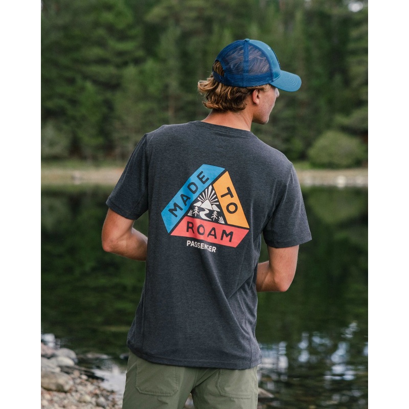 Kirkwood Textured Active T-Shirt – Black