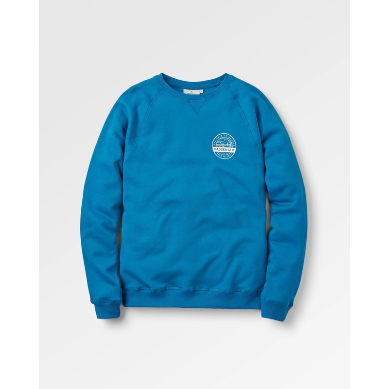 Odyssey Organic Cotton Sweatshirt – Blue Steel
