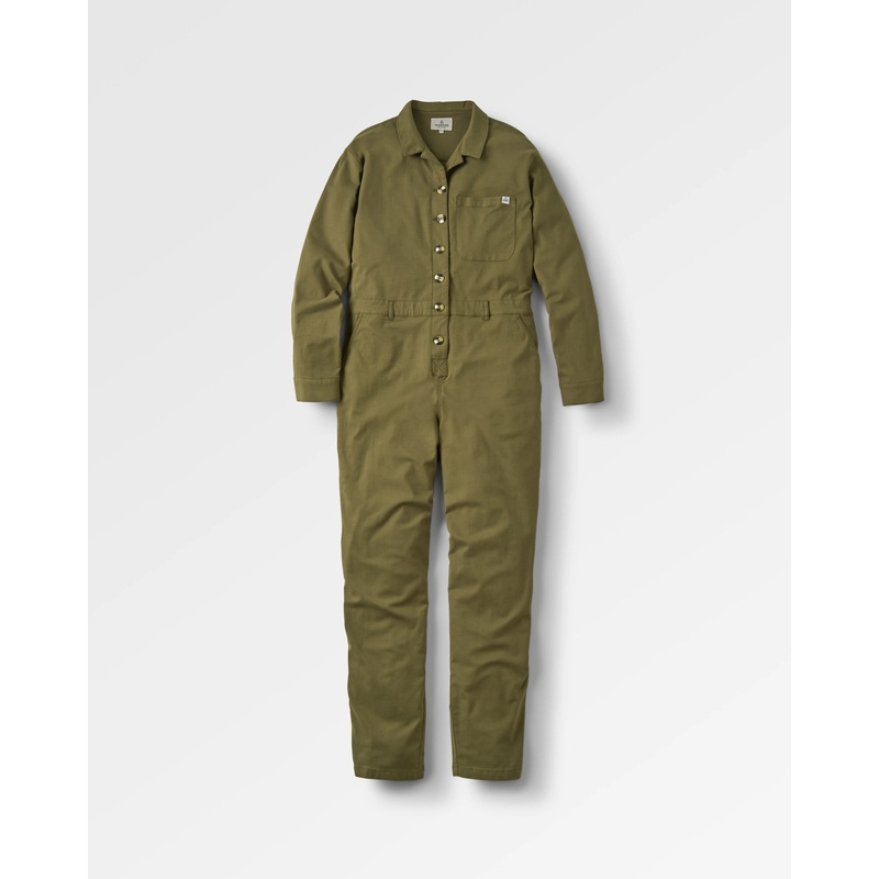 Resonate Organic Cotton Boiler Suit – Khaki
