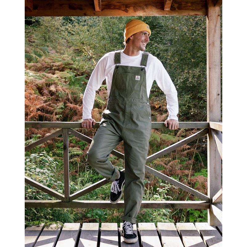 Vantage Organic Cotton Dungaree – Khaki