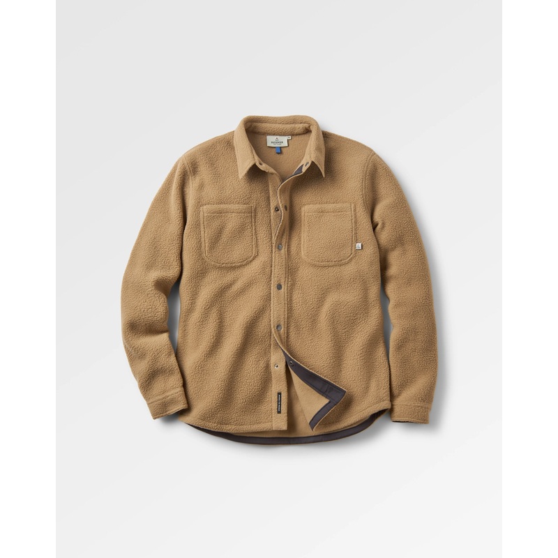 Backcountry Recycled Sherpa Fleece Shirt – Biscuit