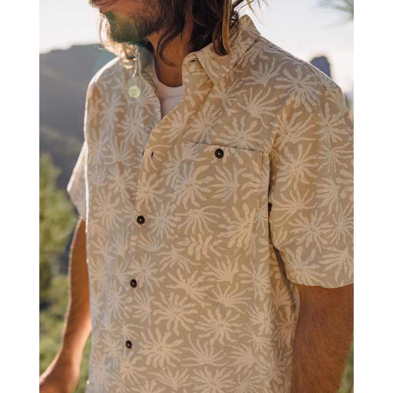 Chill Short Sleeve Shirt – Seaweed Pebble Grey