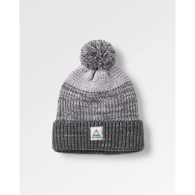 Crag Recycled Bobble Hat – Charcoal/Stone