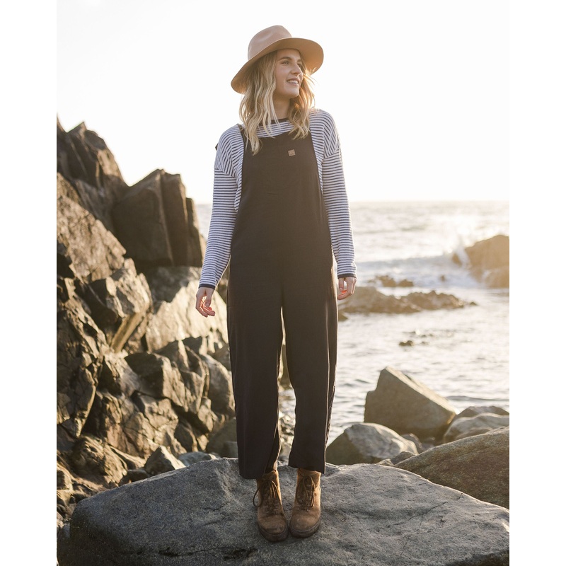 Lazy Day Dungarees – Faded Black