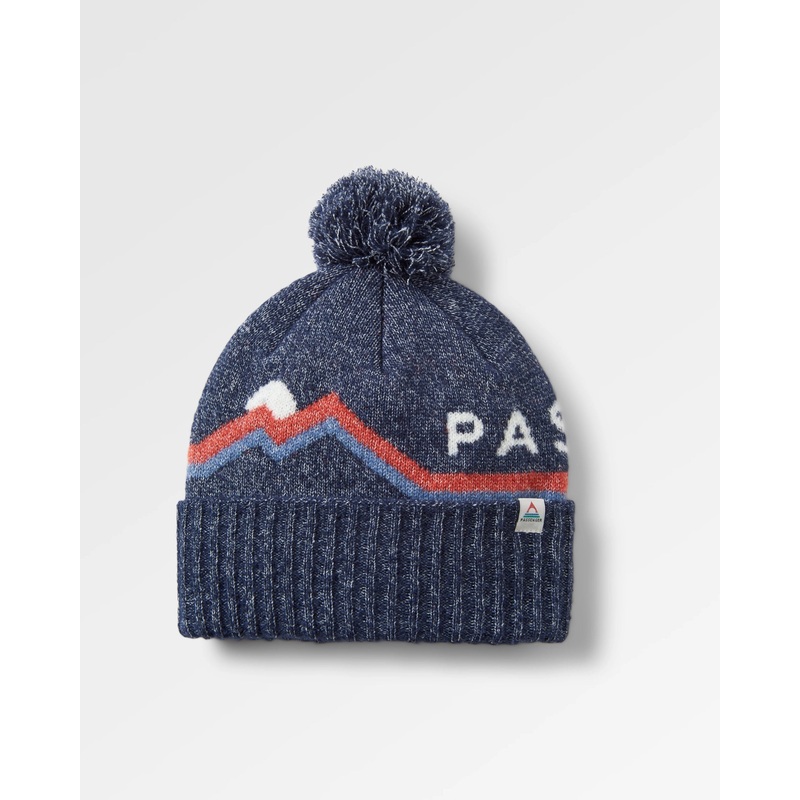 Passenger Recycled Bobble Hat – Rich Navy