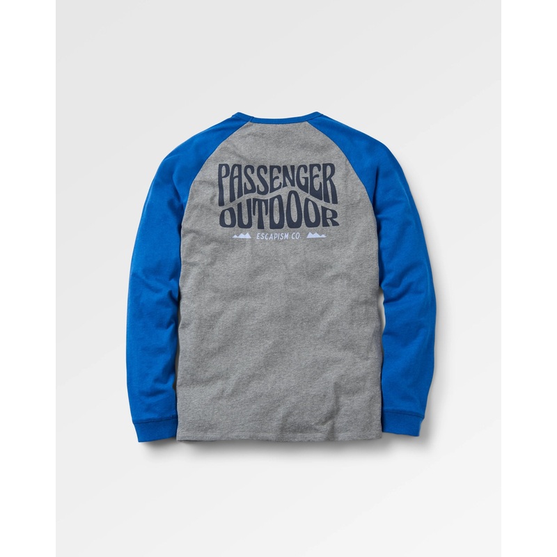 Yuca Organic Cotton LS T-Shirt – Azure Blue Marl