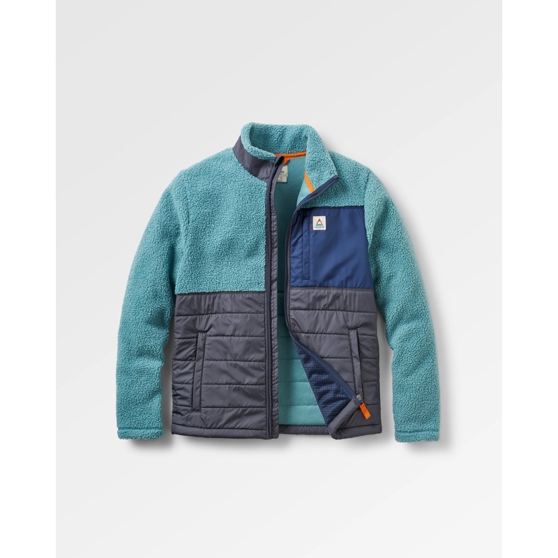 Born Explorer Recycled Polar-Lined Sherpa Fleece – Arctic/Charcoal