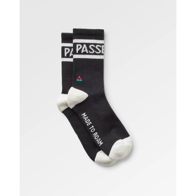 Classic Passenger Crew Socks – Black