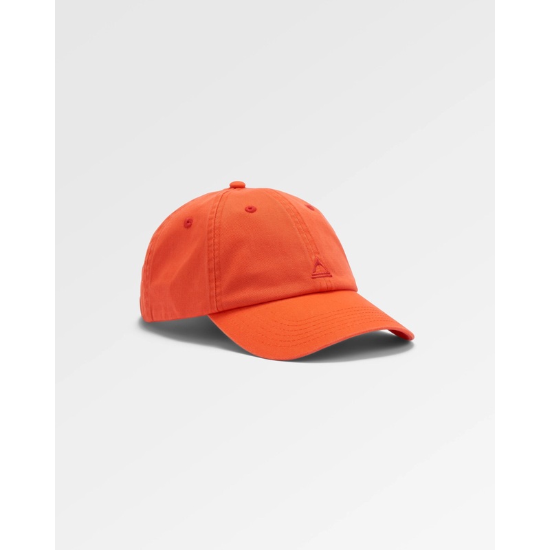 Classic Recycled Cotton 6 Panel Cap – Ember Orange