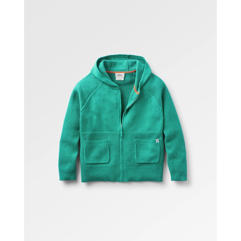 Cove Full Zip Organic Cotton Knitted Hoodie – Greenlake