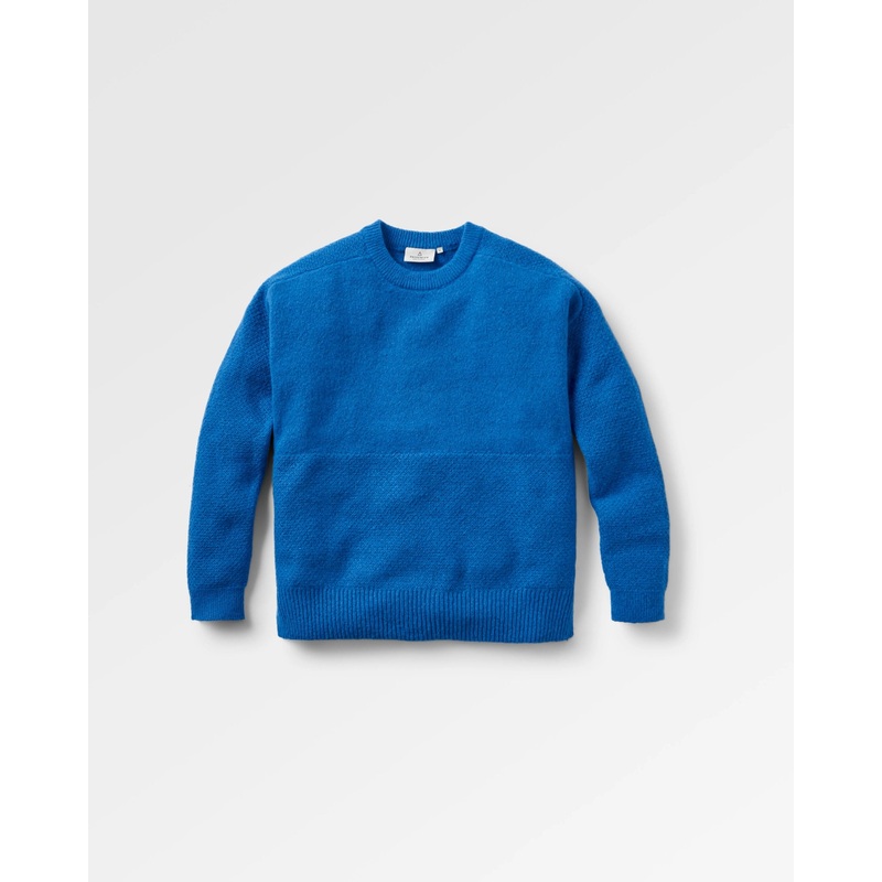 Cove Recycled Knitted Jumper – Azure Blue
