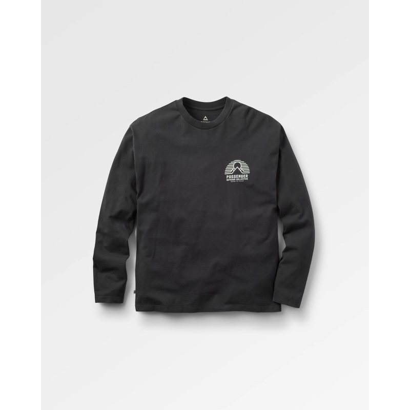 Elbio Relaxed Fit LS T-Shirt – Black