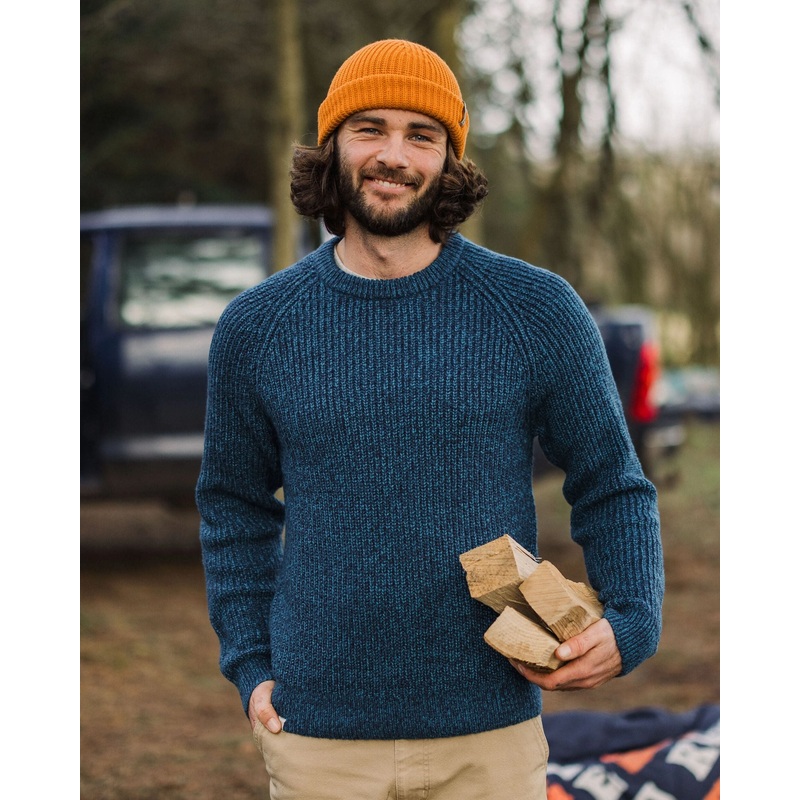 Fog Recycled Knitted Jumper – Rich Navy