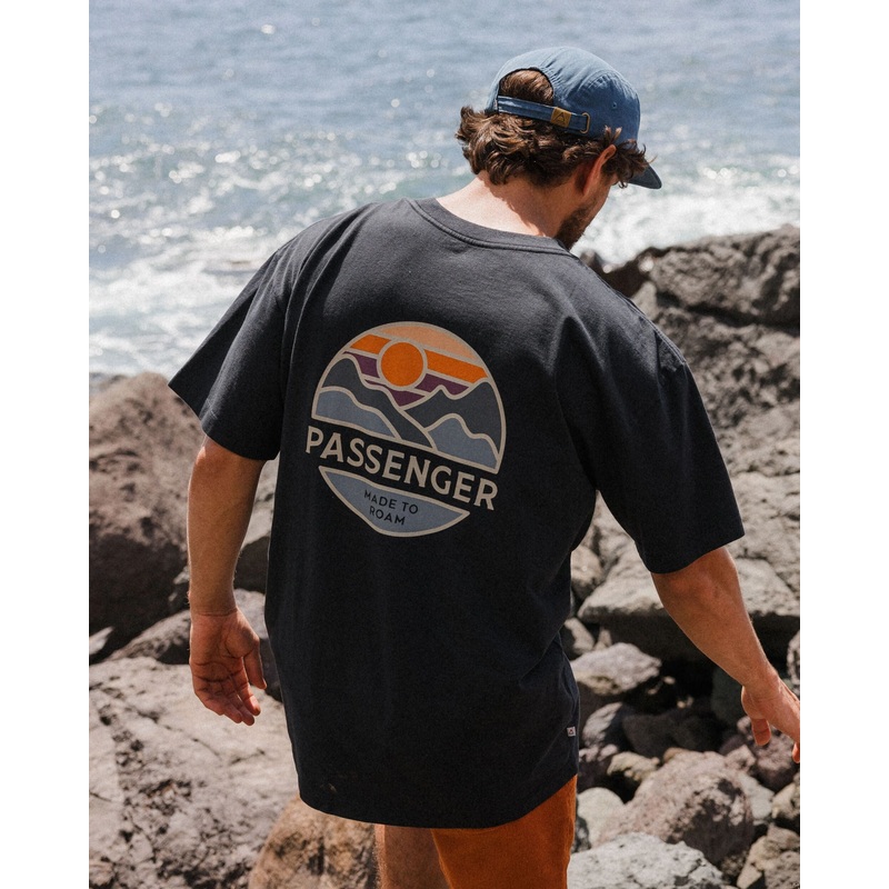 Laidback Recycled Cotton Relaxed Fit T-Shirt – Black